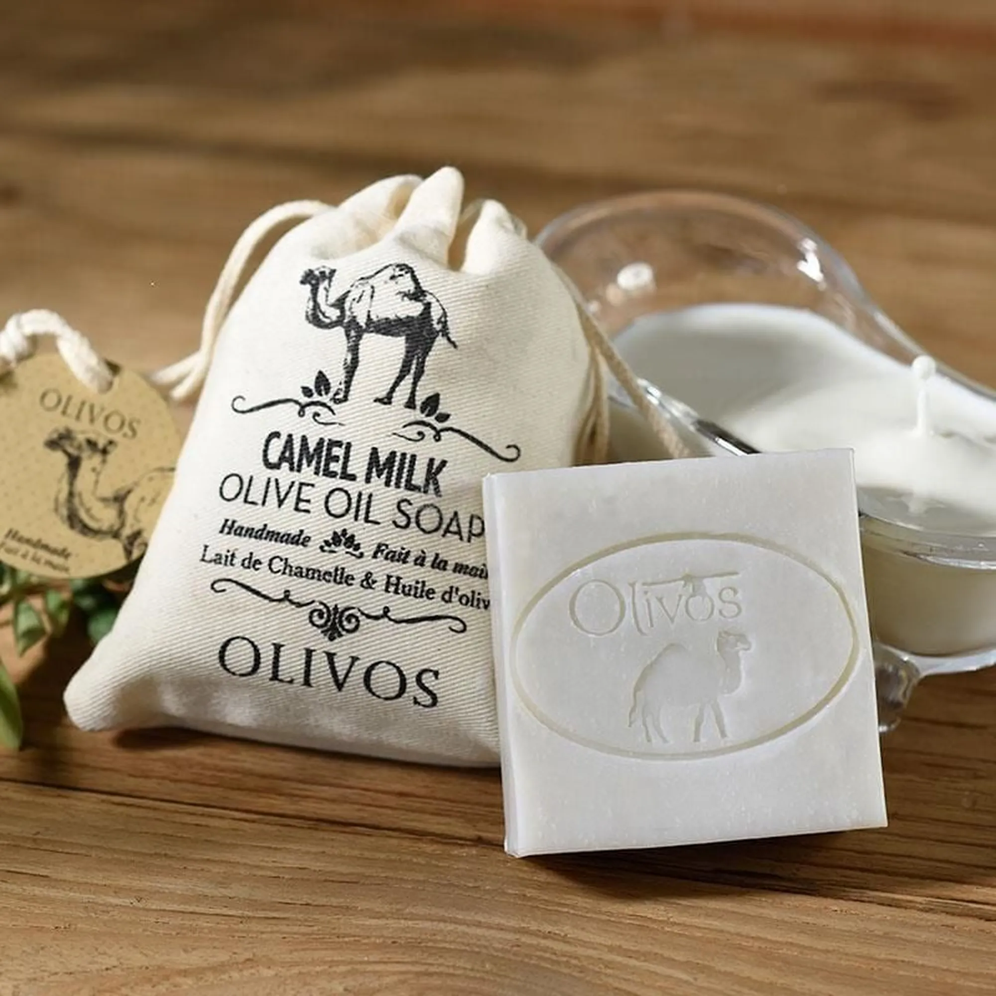 Olivos Camel Milk Olive Oil Soap, 5.29 oz.