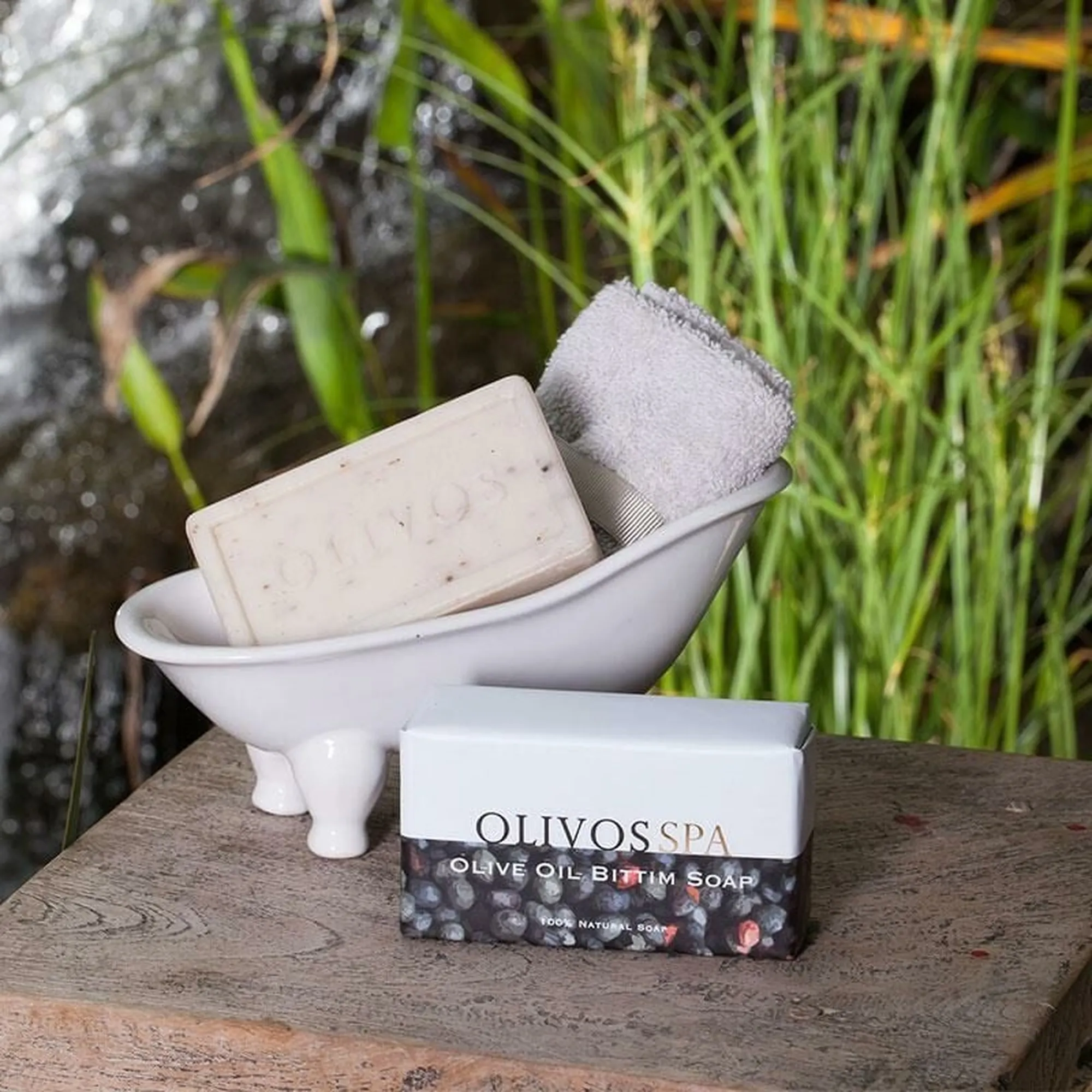 Olivos Spa Wild Pistachio Olive Oil Soap, 8.82 oz.