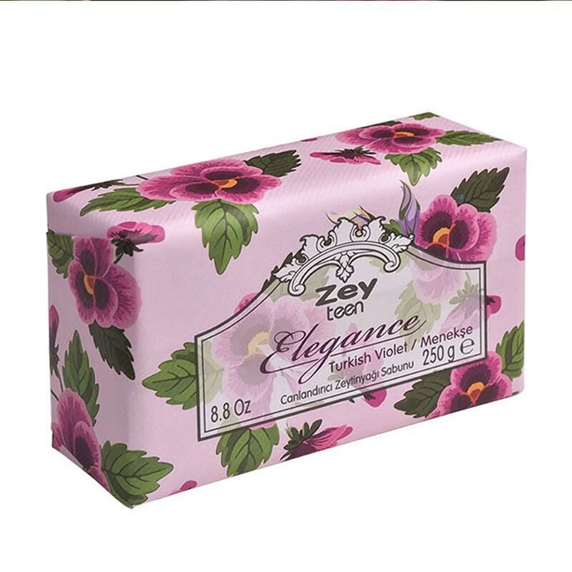 Zeyteen Elegance Violet Olive Oil Soap, 8.82 oz.