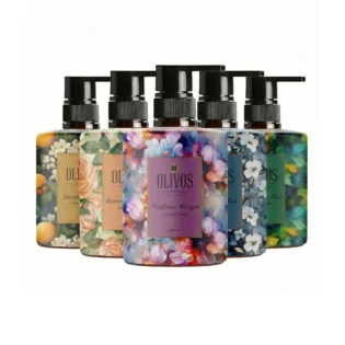 Olivos Discovery Set Liquid Olive Oil Soap, 5 × 16.91 fl. oz.