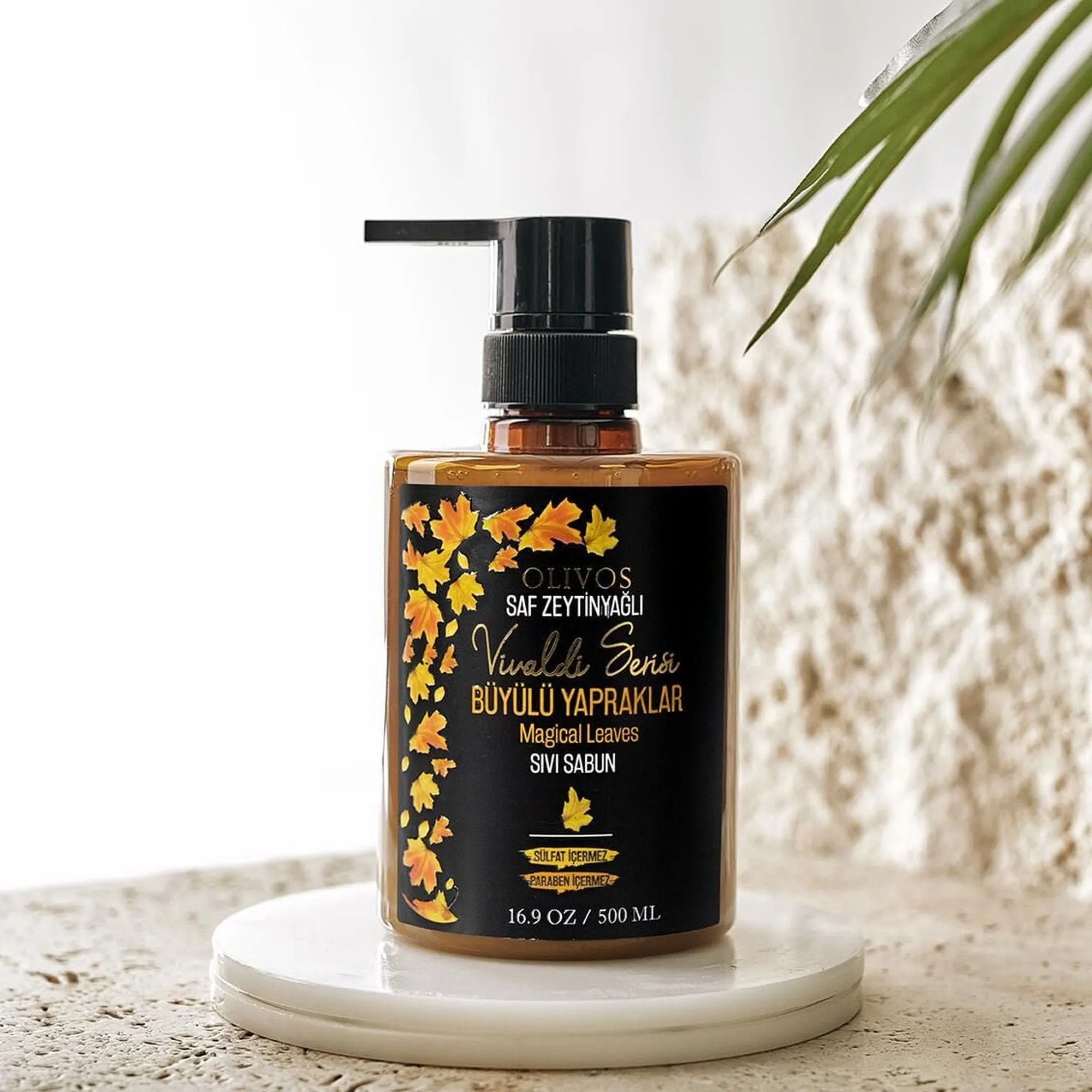 Olivos Vivaldi Magic Leaves Liquid Olive Oil Soap, 16.91 fl. oz.