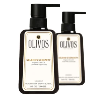 Olivos Goat Milk Liquid Olive Oil Soap, 2 × 16.91 fl. oz.