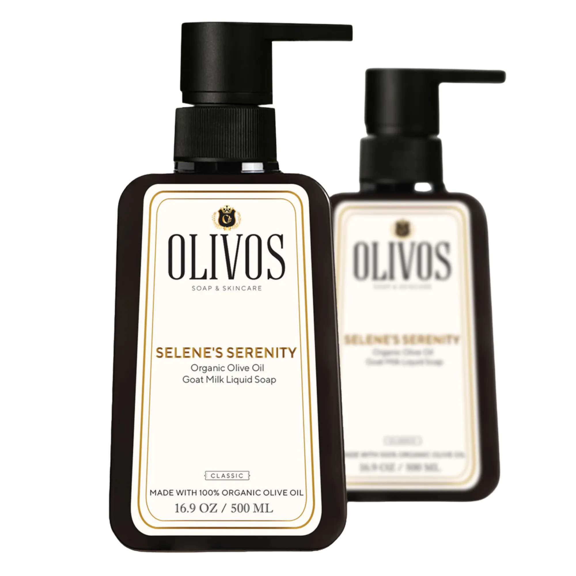 Olivos Goat Milk Liquid Olive Oil Soap, 2 × 16.91 fl. oz.