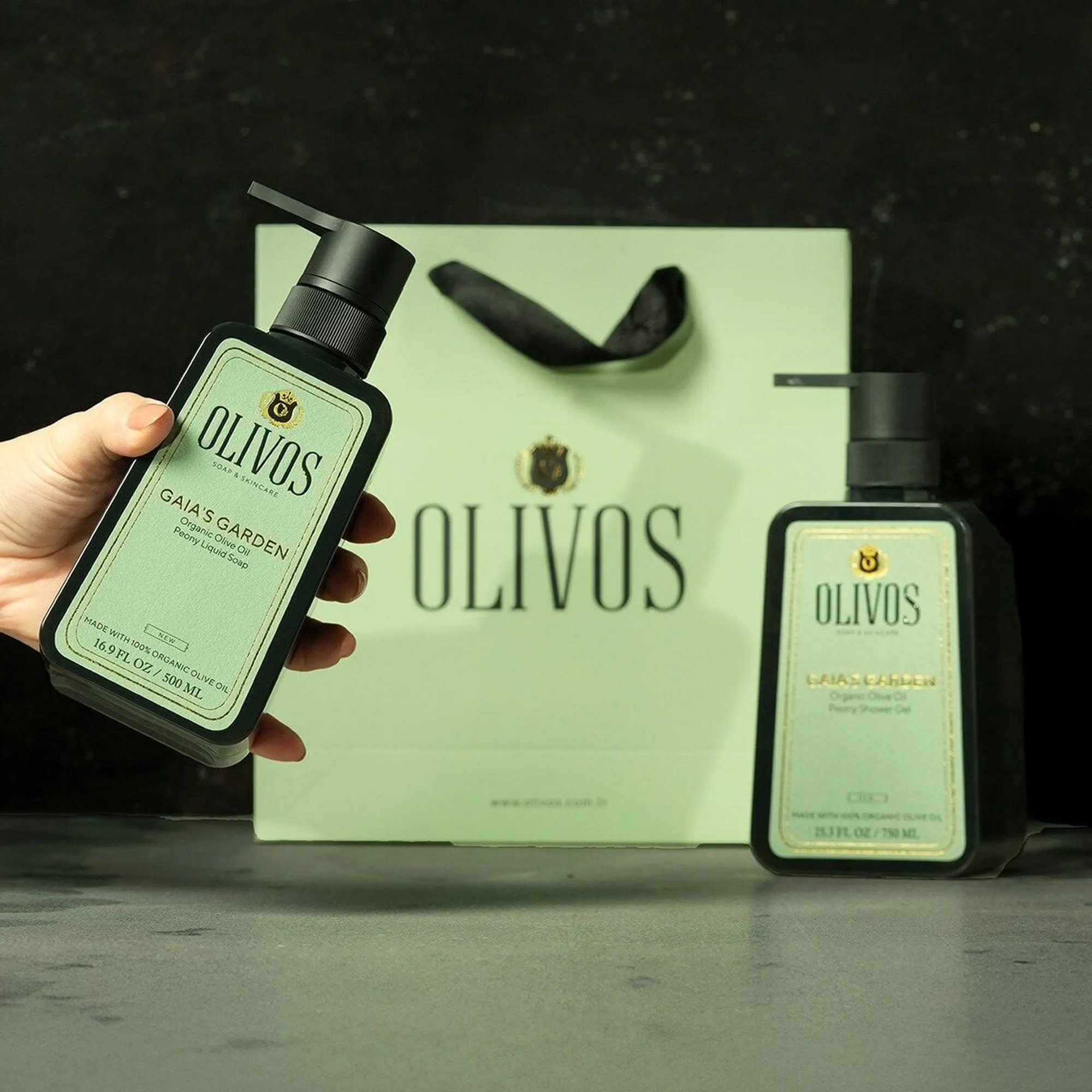 Olivos Peony Olive Oil Shower Gel, 25.36 fl. oz.