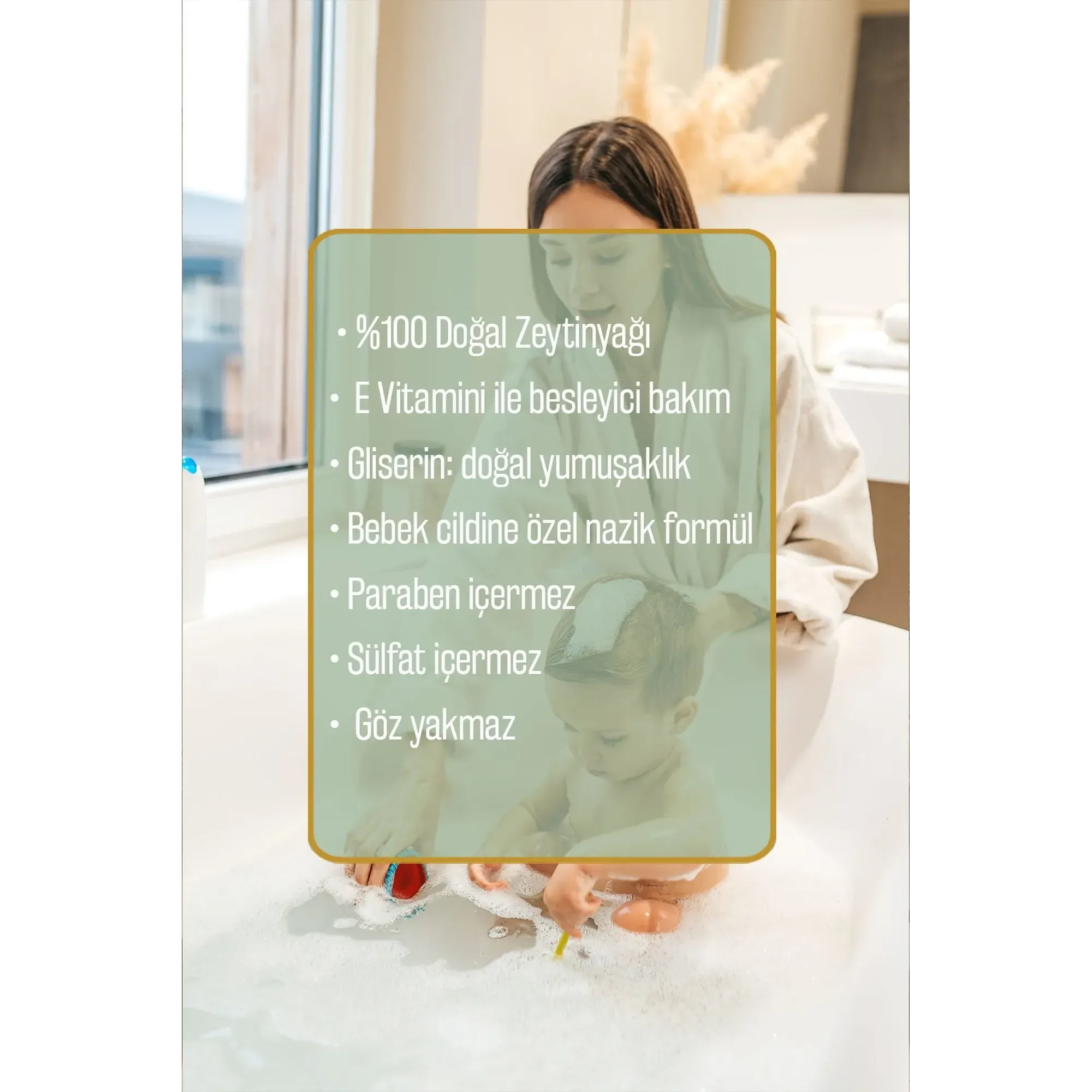 Olivos Olive Oil Baby Hair and Body Wash, 13.53 fl. oz.