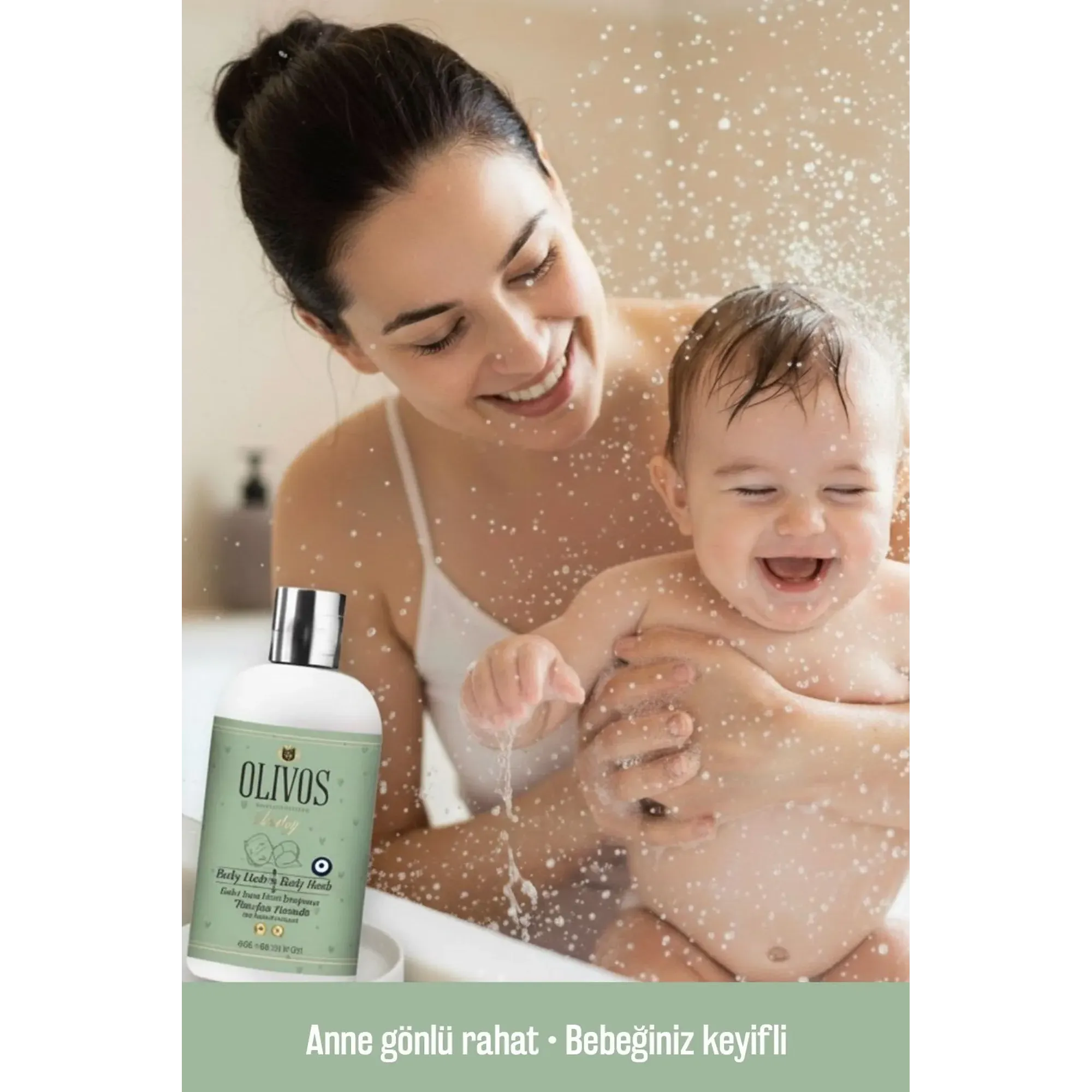 Olivos Olive Oil Baby Hair and Body Wash, 13.53 fl. oz.