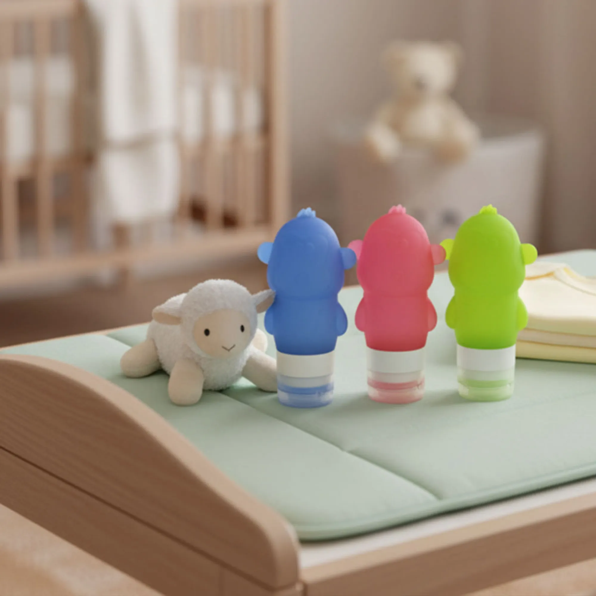 Olivos Olive Oil Baby Hair and Body Wash Travel Set, 3 × 3.01 fl. oz.