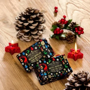 Olivos Happy New Year Olive Oil Soap - Black, 6.35 oz.