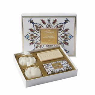 Olivos Ottoman Series Tulip Olive Oil Soap Gift Set