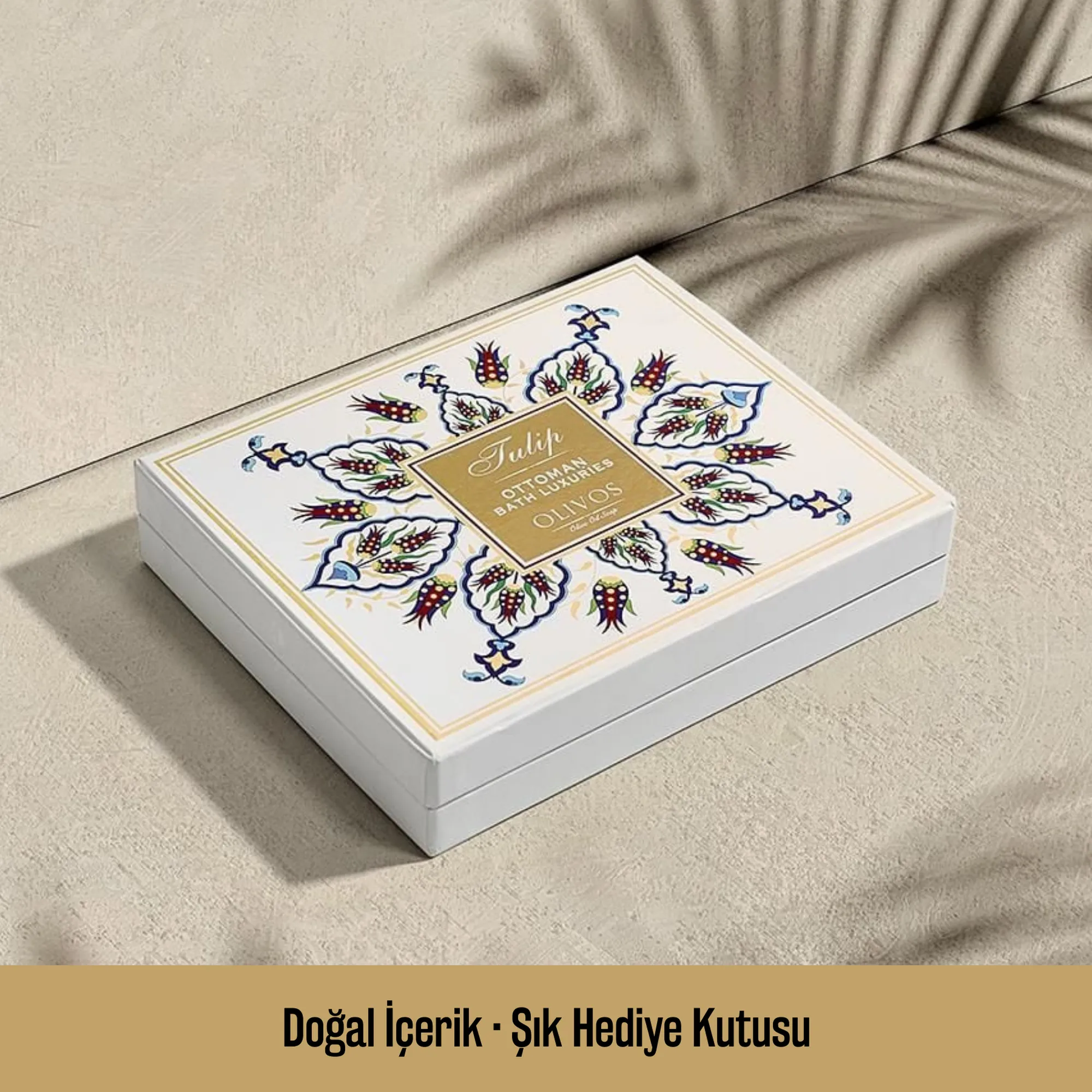 Olivos Ottoman Series Tulip Olive Oil Soap Gift Set