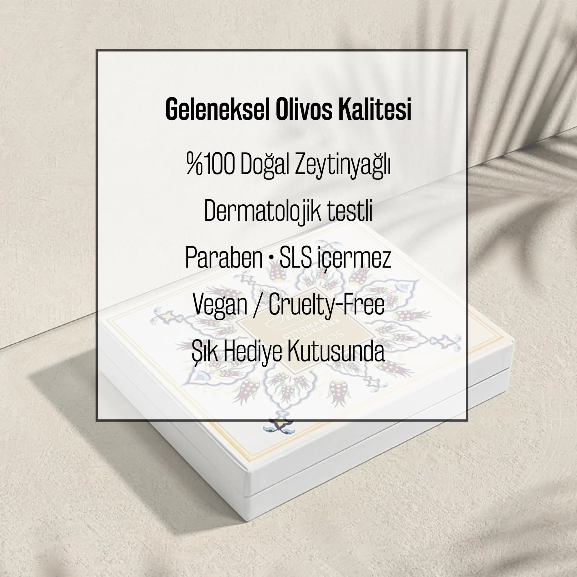 Olivos Ottoman Series Tulip Olive Oil Soap Gift Set