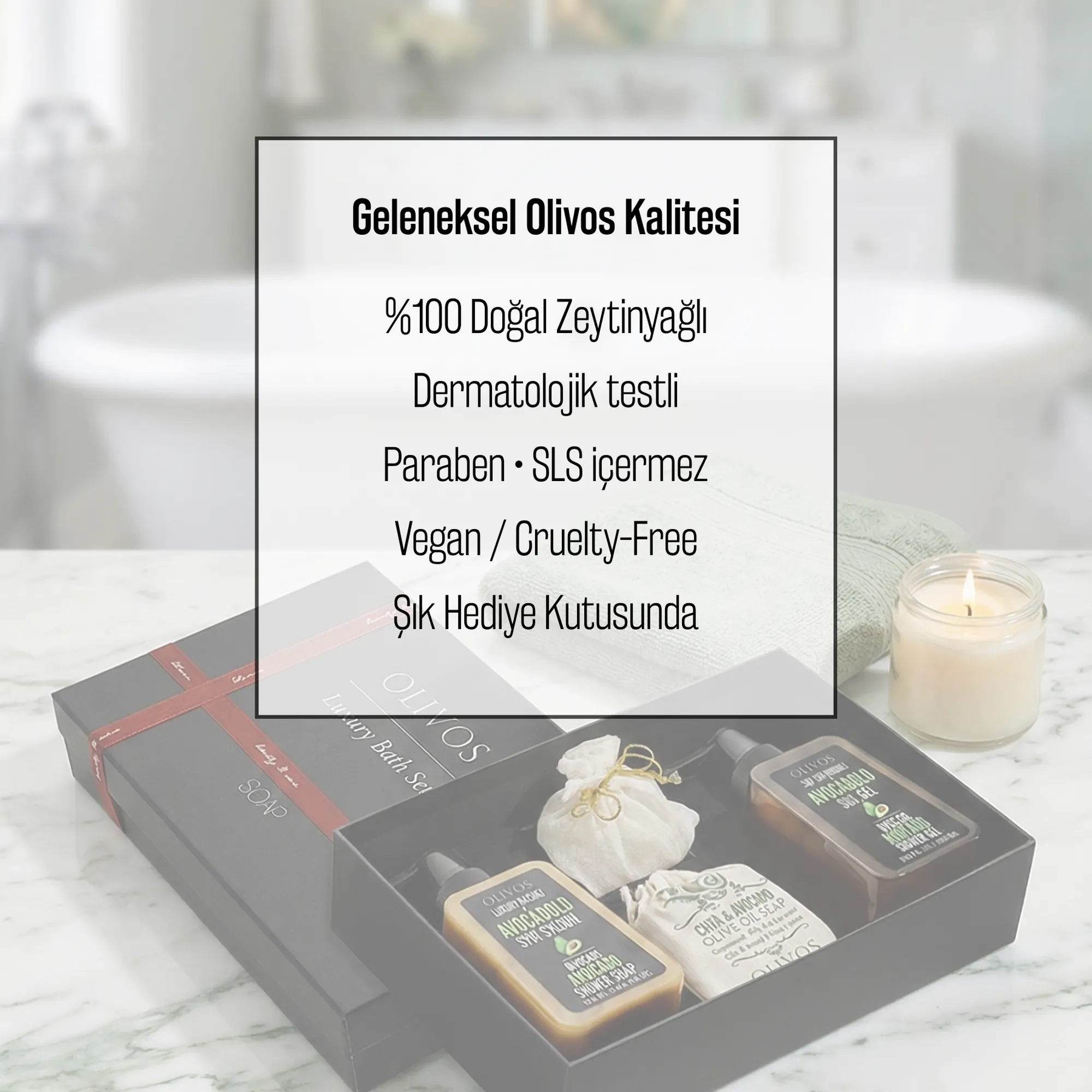 Olivos Avocado Olive Oil Soap Gift Set