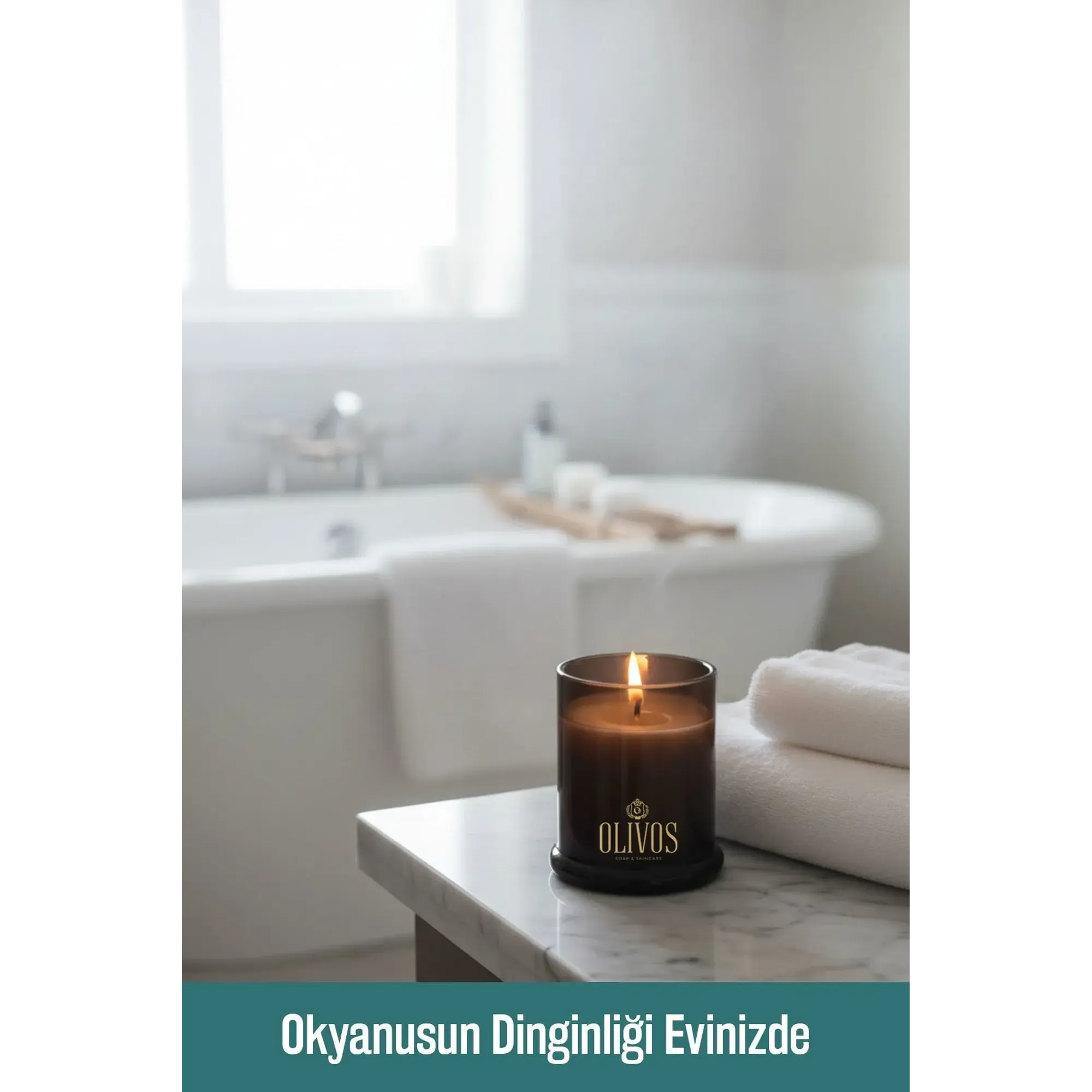 Olivos Tidal Whisper Ocean Breeze Scented Candle, 7.05 oz.